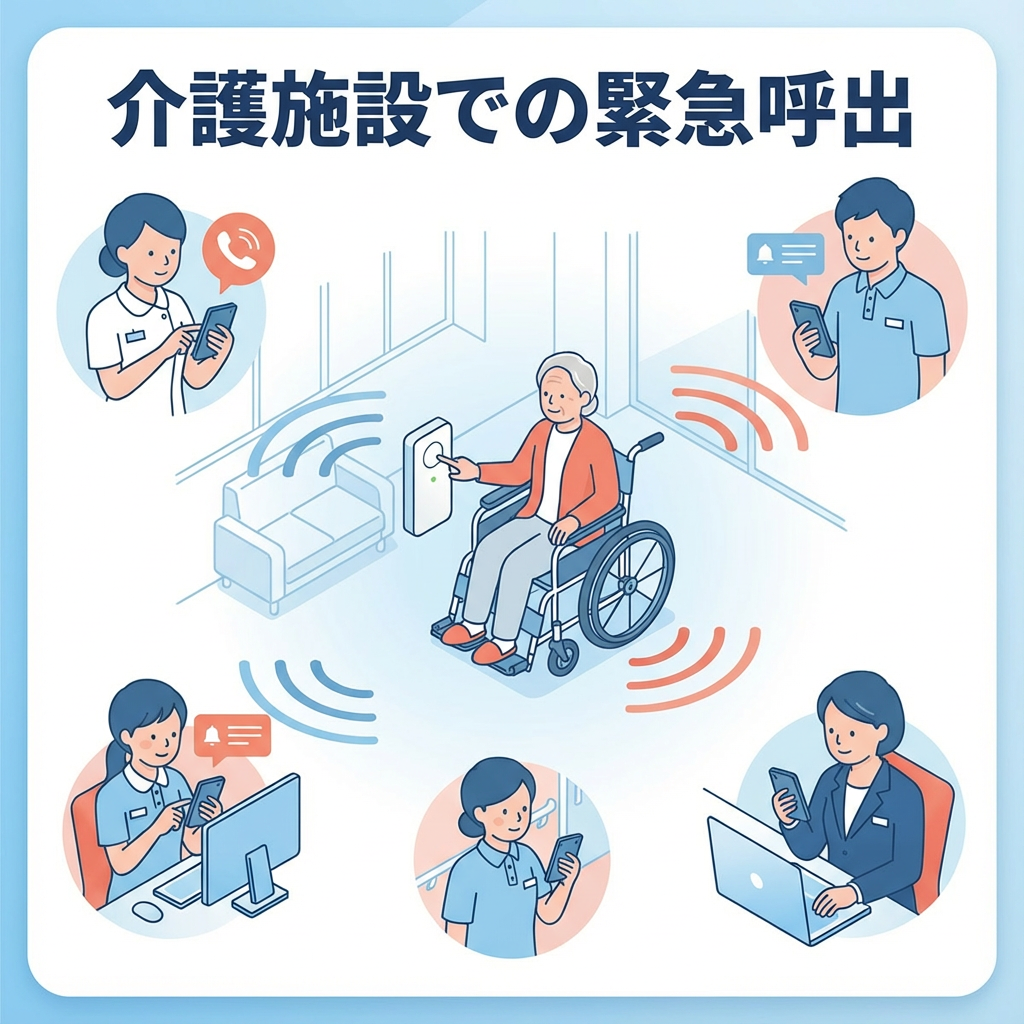介護施設での緊急呼出