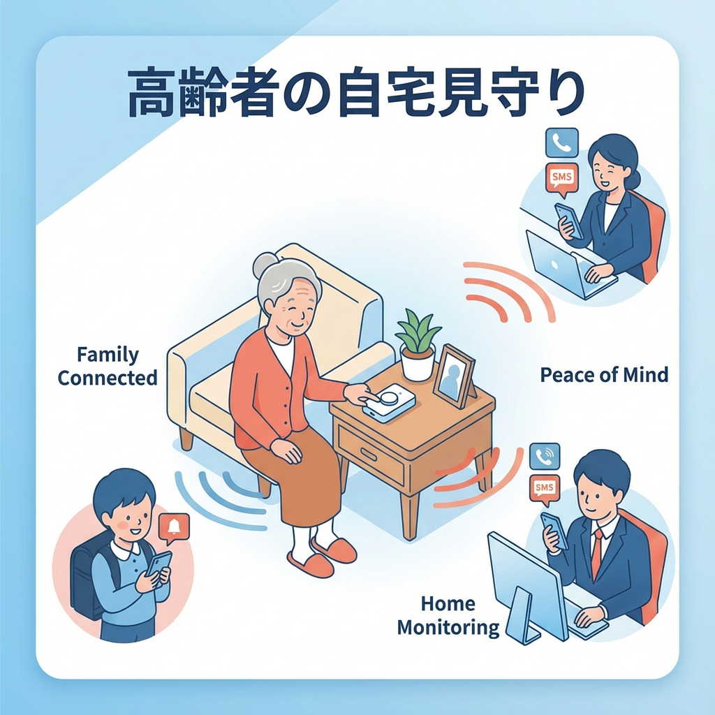 高齢者の自宅見守り